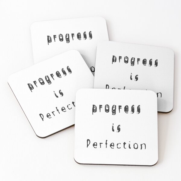 Item preview, progress is perfection  designed and sold by zupperman.