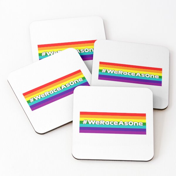 Item preview, #WeRaceAsOne Flag Version - LGBT Pride Colors designed and sold by FilipeFerreira.