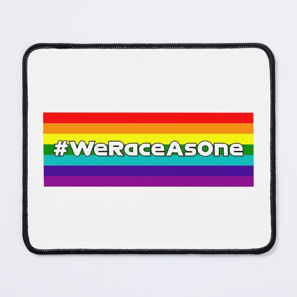 Item preview, #WeRaceAsOne Flag Version - LGBT Pride Colors designed and sold by FilipeFerreira.