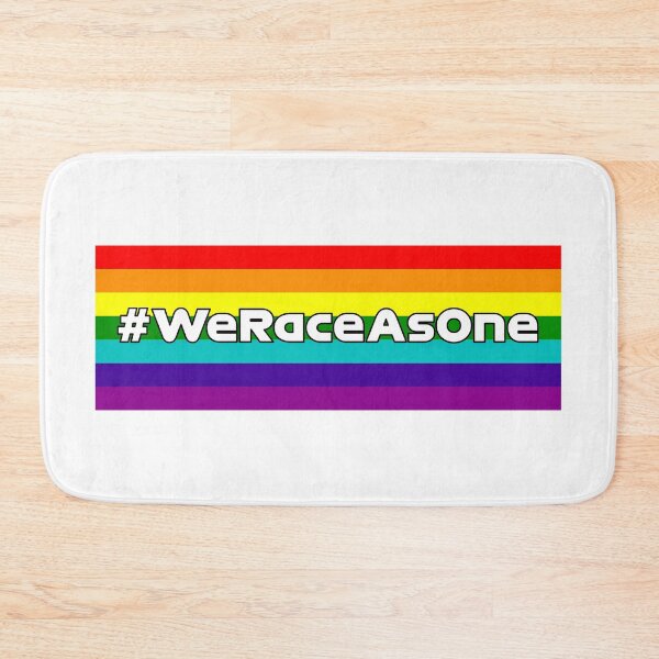 Item preview, #WeRaceAsOne Flag Version - LGBT Pride Colors designed and sold by FilipeFerreira.