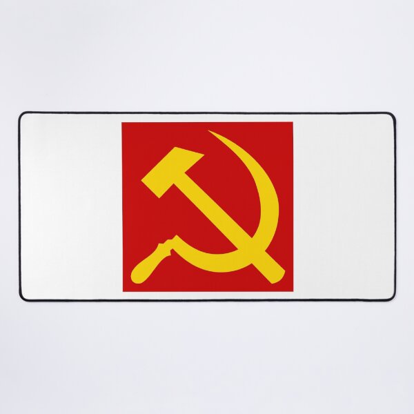 Item preview, Hammer and sickle on red background. designed and sold by guijomatos.