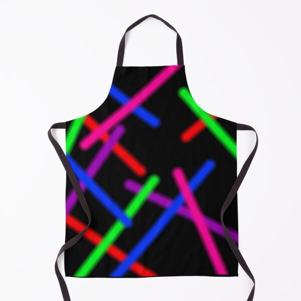Item preview, 1980s Rainbow Neon Glowing Laser Beams, Single Image Version designed and sold by Nicolette Olivier.
