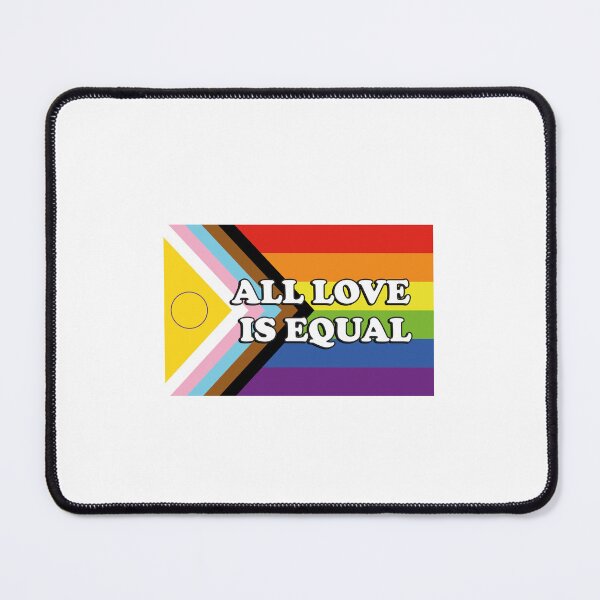 Item preview, Inclusive Pride Progress Flag ALL LOVE IS EQUAL designed and sold by Inspirationmotivation.