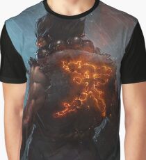 Akuma Street Fighter Poster Kanji Graphic T-Shirt