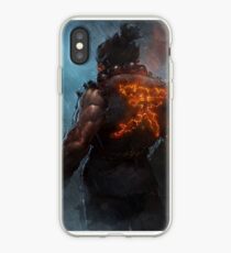 Akuma Street Fighter Poster Kanji iPhone Case