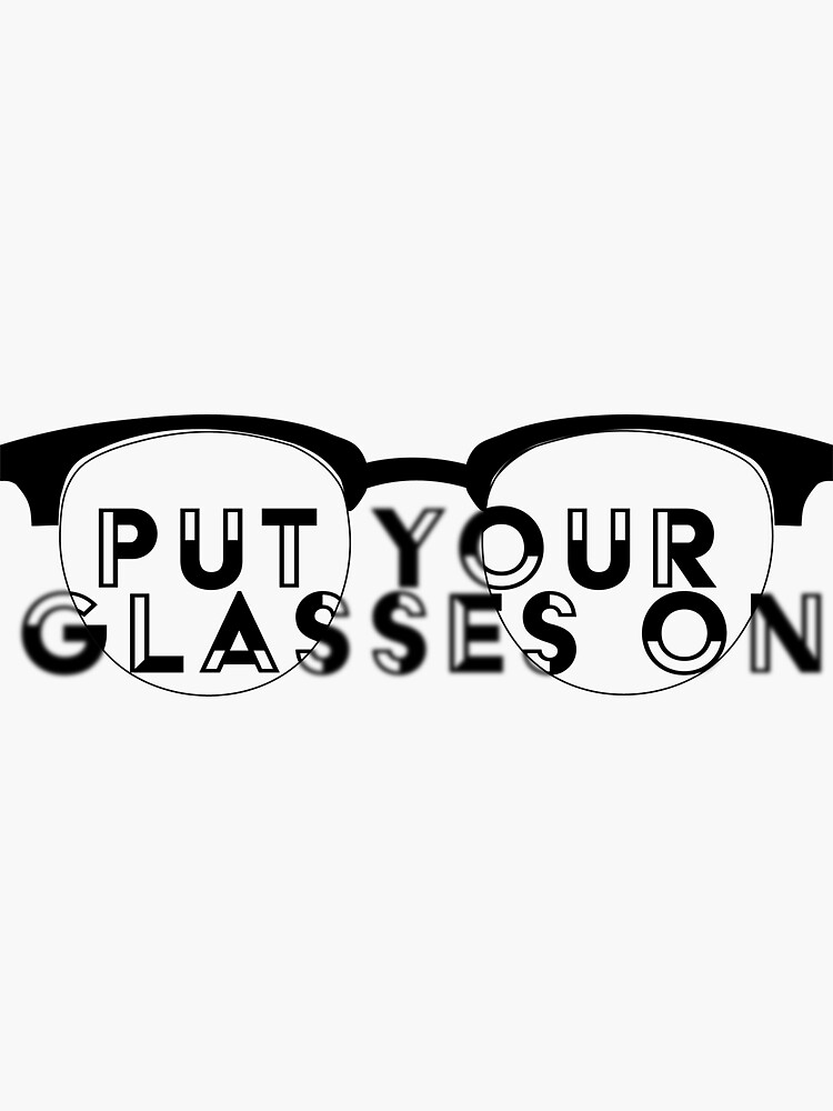 Put glasses on sales your picture