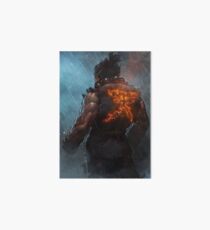 Akuma Street Fighter Poster Kanji Art Board