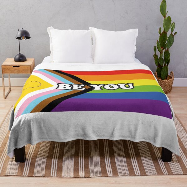 Item preview, Inclusive Pride Progress Flag BE YOU designed and sold by Inspirationmotivation.