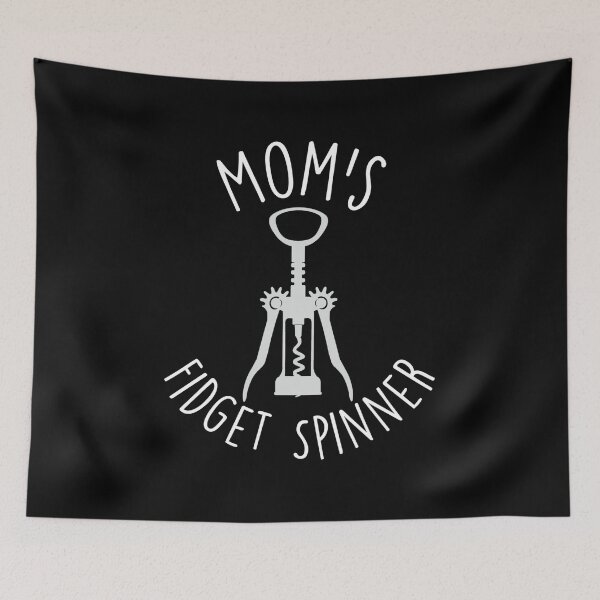 Item preview, Mom's Fidget Spinner - black background designed and sold by PeppermintCreek.