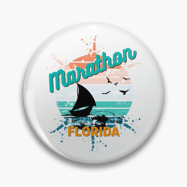 Item preview, Marathon Florida Retro Vintage Exploding Sunset designed and sold by adriana-holmes.