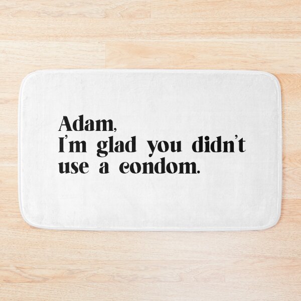 Item preview, Adam, I'm glad you didn't  use a condom designed and sold by crewmember.