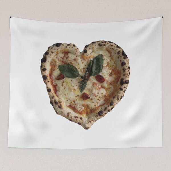 Item preview, Heart Pizza, Food on a White Background designed and sold by zarabukhari.
