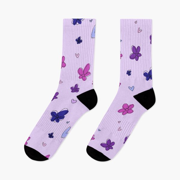 Item preview, Heartstopper flowers and hearts mix (bi flag colors) designed and sold by Sophprano.