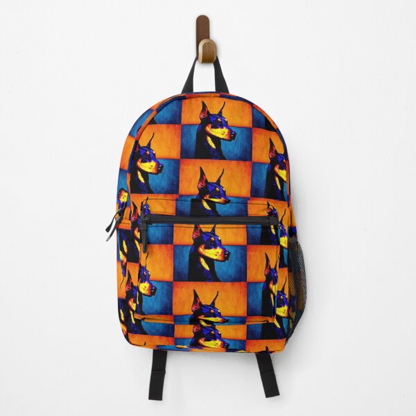 Item preview, Grungy Doberman - Blue & Orange designed and sold by McCrea06.