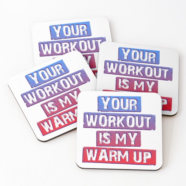 Artikelvorschau, Your workout is my warm up entworfen und verkauft von polygrafix.