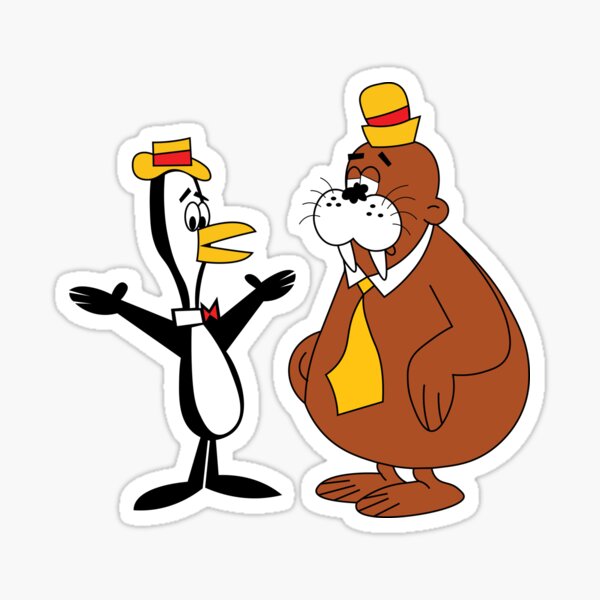 "Tennessee Tuxedo And Chumley" Sticker For Sale By Mixtape80 | Redbubble