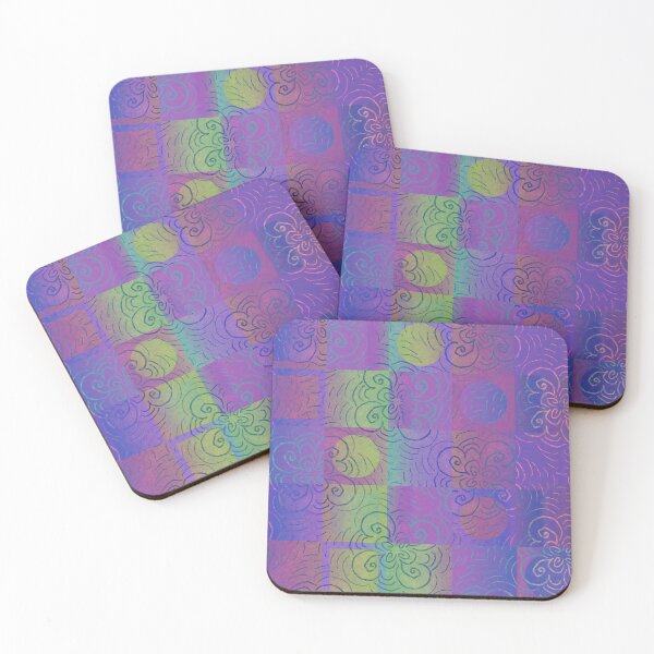 Item preview, Purple Floral Swirls designed and sold by AntiqueImages.