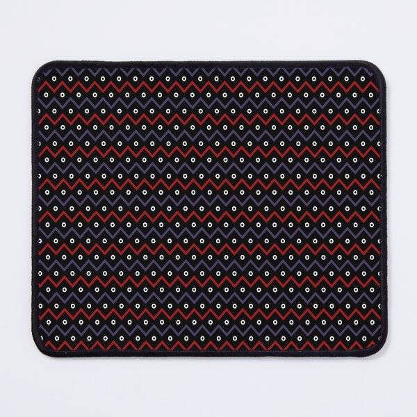 Item preview, Ancient Peruvian Nazca Zig Zag Pattern Peru Tribal Design in Black, Red, and Purple designed and sold by Art-and-Archaeo.