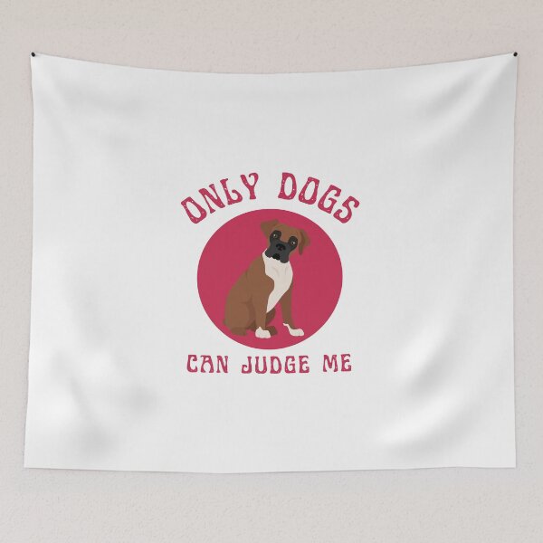 Item preview, only dogs can judge me designed and sold by DoraHappy.