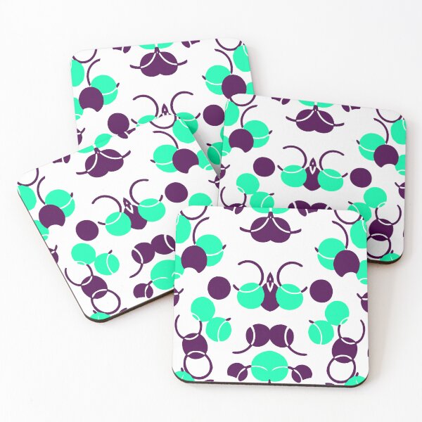 Item preview, Green Turquoise Ball Pattern designed and sold by MyArt23.