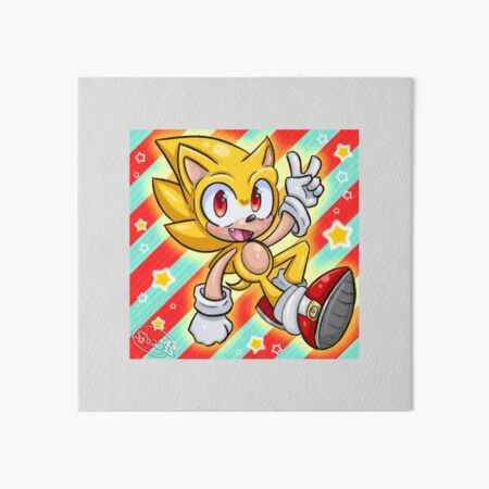 Fleetway Super Sonic in 2023  Animation art character design, Sonic fan art,  Cute drawings