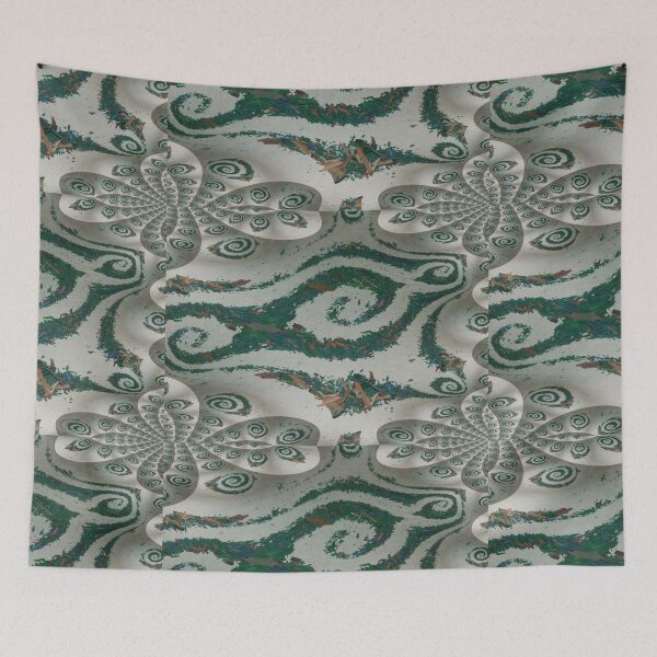 Item preview, Volksbolts/KABFA Designs Green Swirl Pattern  designed and sold by KABFA Designs.
