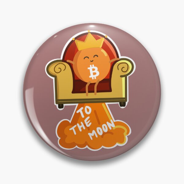 Item preview, Crypto Bitcoin btc King - Kawaii designed and sold by Crypmetal.