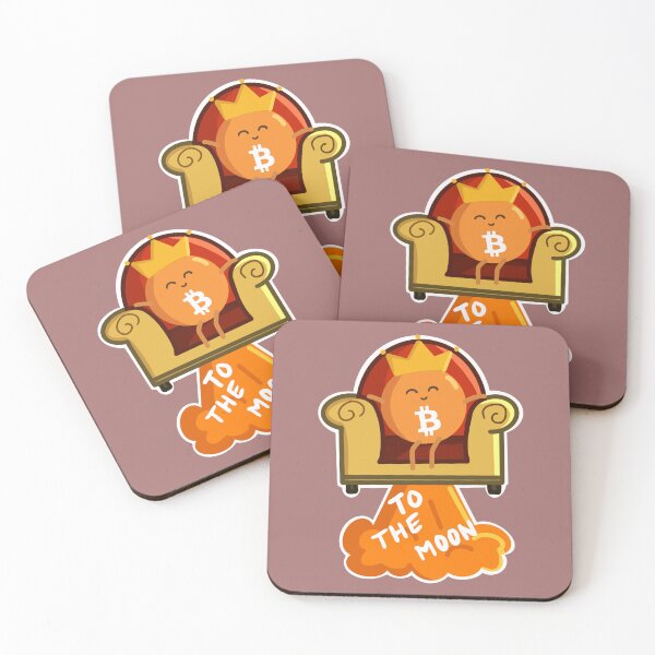 Item preview, Crypto Bitcoin btc King - Kawaii designed and sold by Crypmetal.