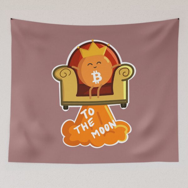 Item preview, Crypto Bitcoin btc King - Kawaii designed and sold by Crypmetal.
