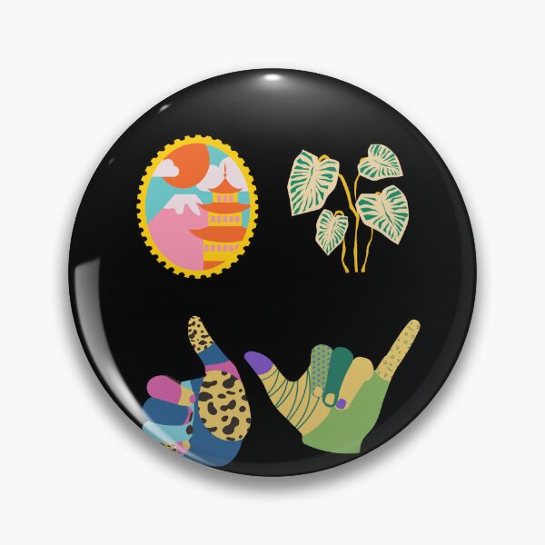 Item preview, Hawaii good vibe themed sticker pack designed and sold by Sam Artist.