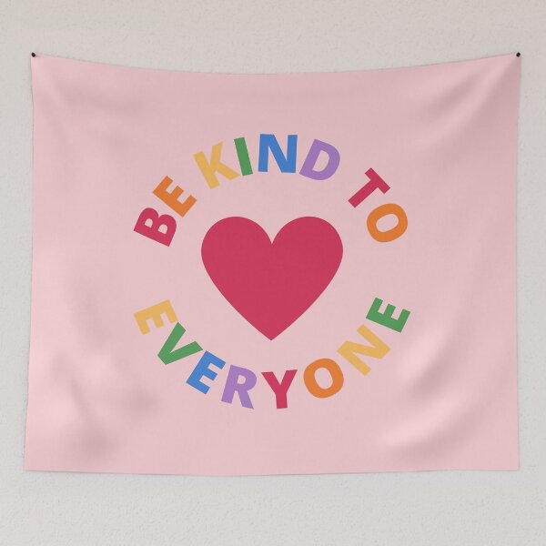 Item preview, Be Kind to Everyone Rainbow Heart designed and sold by Wanderior.