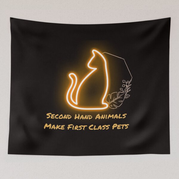 Item preview, Second Hand Animals make first class pets Luminous orange designed and sold by Ndli.
