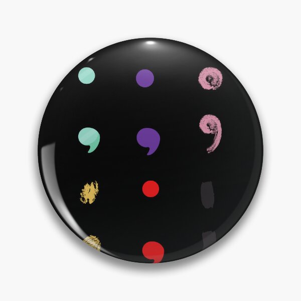 Artikelvorschau, Semi colon colored pattern entworfen und verkauft von Sam Artist.