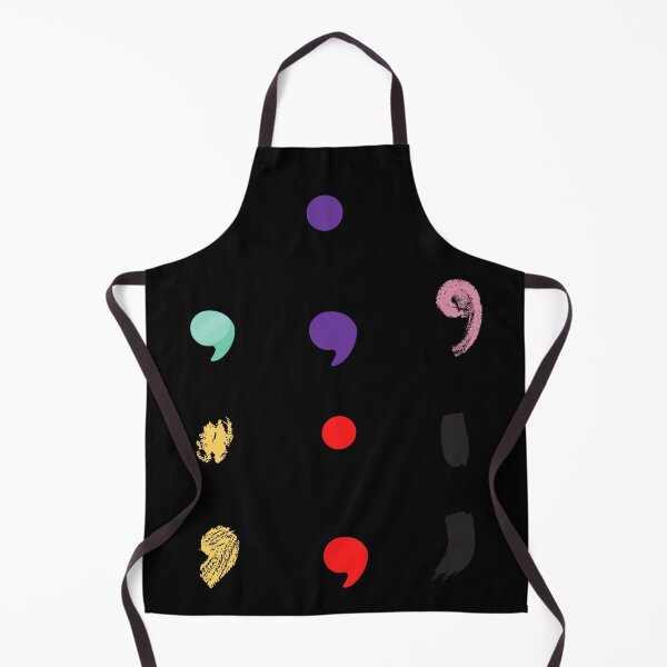 Item preview, Semi colon colored pattern designed and sold by Sam Artist.
