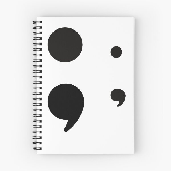Item preview, Black semi colon small and big designed and sold by Sam Artist.