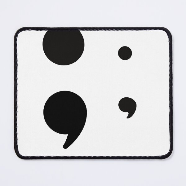 Item preview, Black semi colon small and big designed and sold by Sam Artist.