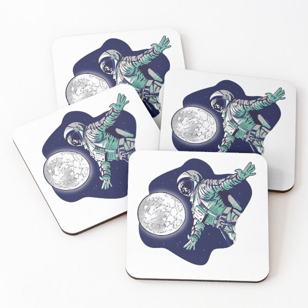 Item preview, Astronaut and the moon  designed and sold by 1White-Rabbit.
