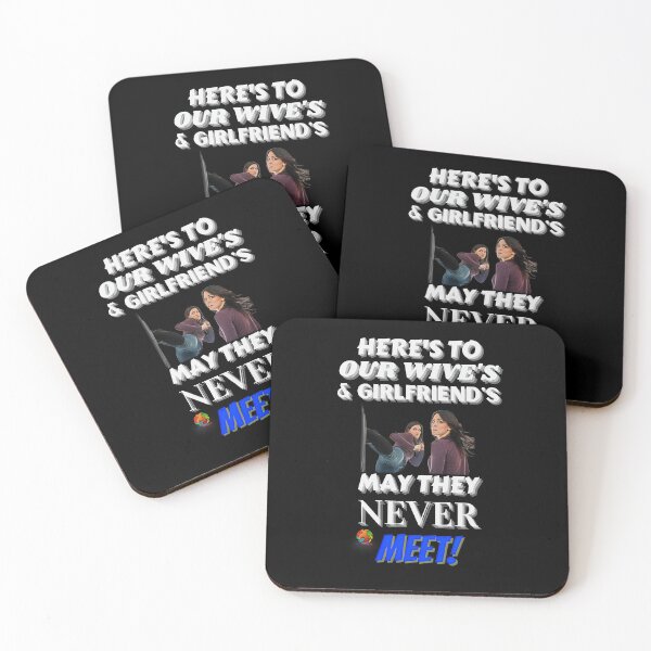 Item preview, Here's To Our Wives May They Never Meet designed and sold by OliDesigns.