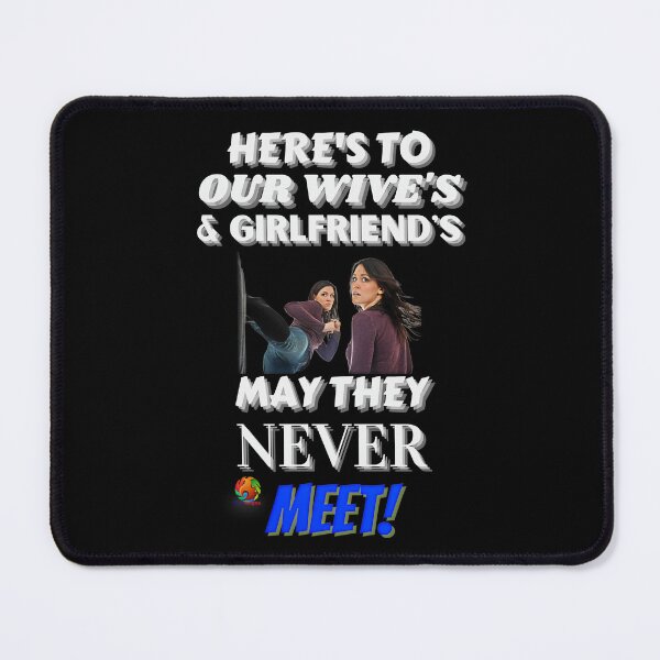 Item preview, Here's To Our Wives May They Never Meet designed and sold by OliDesigns.
