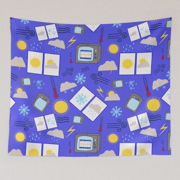 Aperçu de l'œuvre Weather T.V. créée et vendue par jennyblairarts.