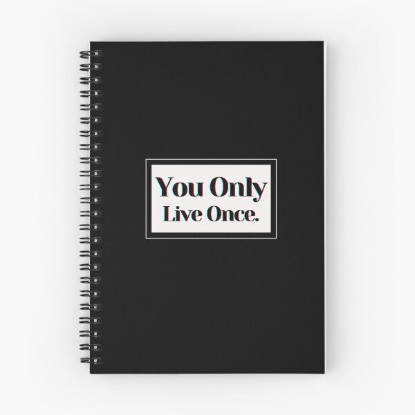 Item preview, You Only Live Once. designed and sold by PostiveText.