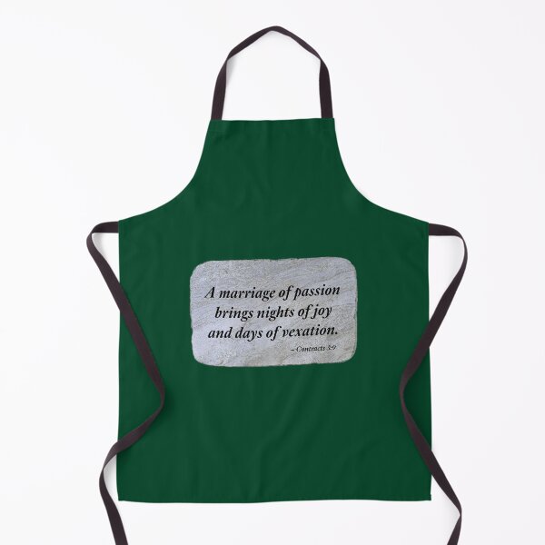 Item preview, A marriage of passion brings nights of joy and days of vexation. designed and sold by Chemobius.