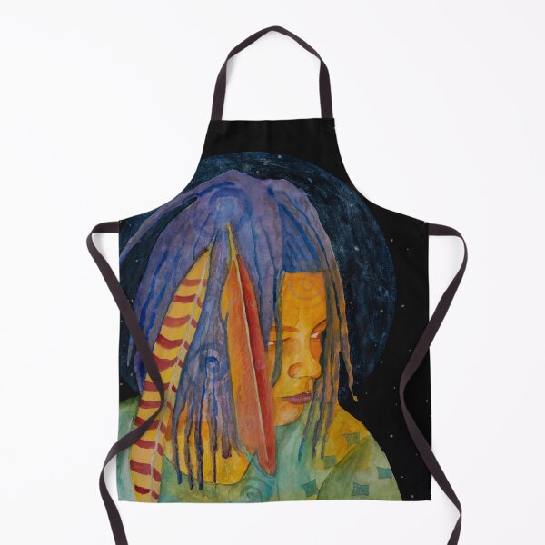 Item preview, Self-Portrait With Feathers designed and sold by VerlenaJohnson.