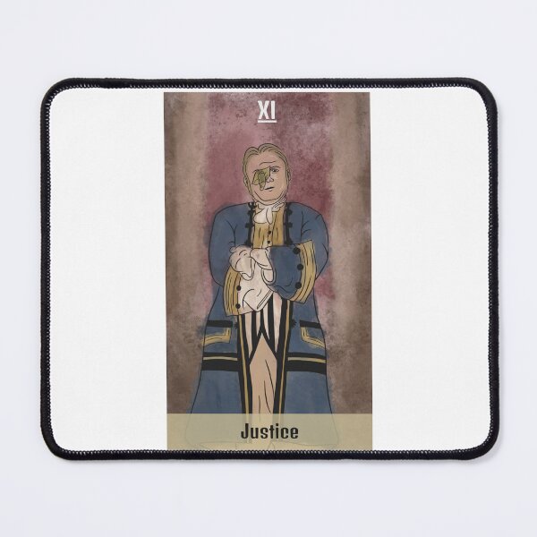Item preview, Our Flag Means Death Tarot - Justice designed and sold by SuperbScribbles.