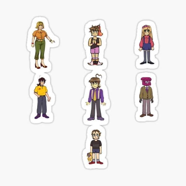 BlueyCapsules characters pack of 5 Sticker for Sale by issamdesing