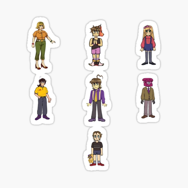 BlueyCapsules characters pack of 5 | Sticker