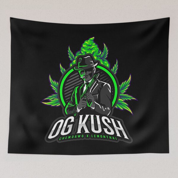 Item preview, OG Kush - ChemDawg x Lemon Thai - 420 Weed Strains - Stoner designed and sold by YomeHayin.