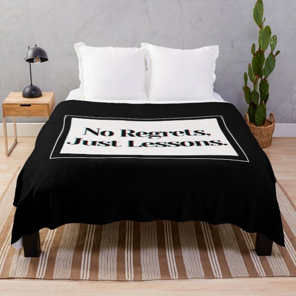 Item preview, No Regrets , Just Lessons. designed and sold by PostiveText.