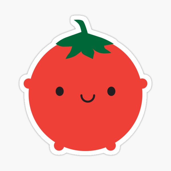 Kawaii Tomato Sticker
