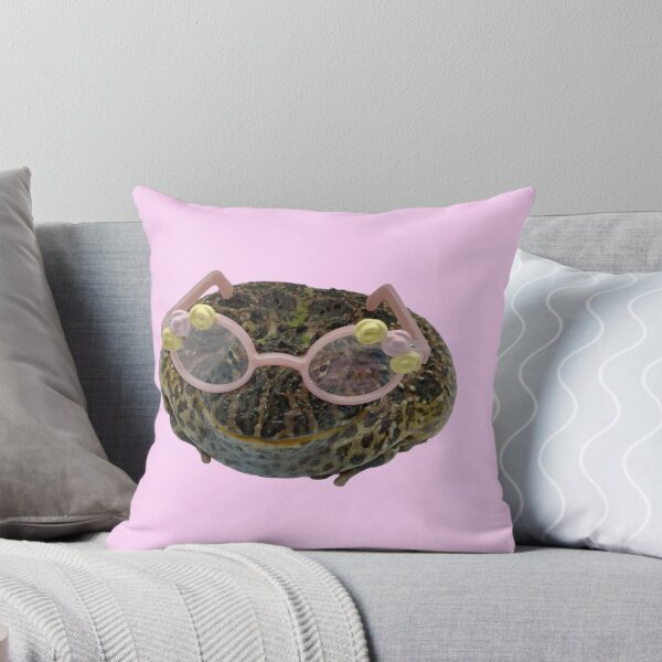 Item preview, Cute pink glasses frog designed and sold by LimetheFrog.